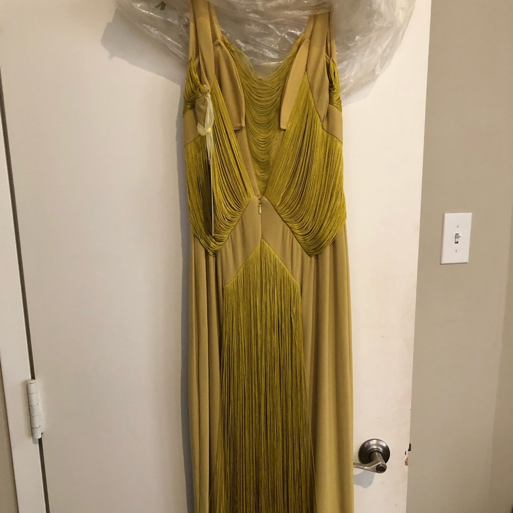 Brand new Mignon fringe gown with low back - Picture 4 of 7